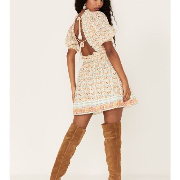 CLEOBELLA WOMEN'S DALLAS FLORAL PRINT MINI DRESS NWT XS - Picture 2 of 8